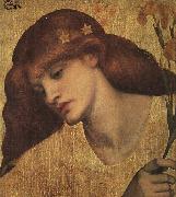 Dante Gabriel Rossetti Sancta Lilias oil